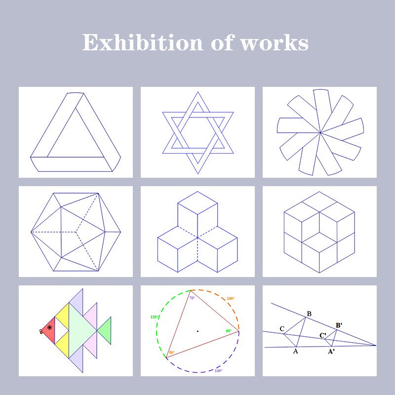 Multifunctional Drawing Ruler Transparent template Ruler For Student Painting Measuring Handbook Report Handbook
