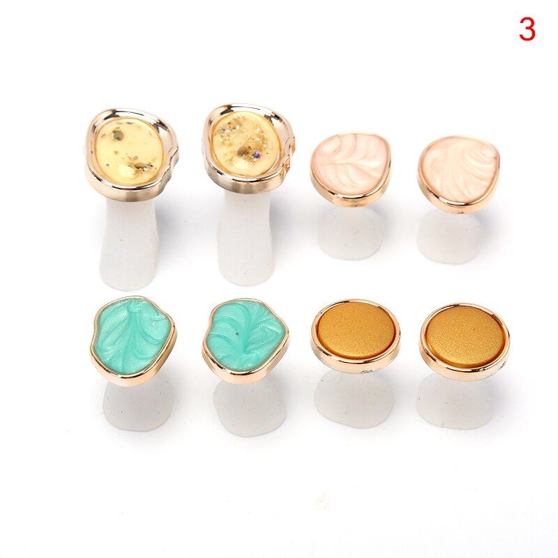8 Stuks Nail Art Teen Separator Bloem Parel Diamanten Siliconen Voet Tenen Afscheiders Silicagel Vinger Teenspreiders: Licht Geel