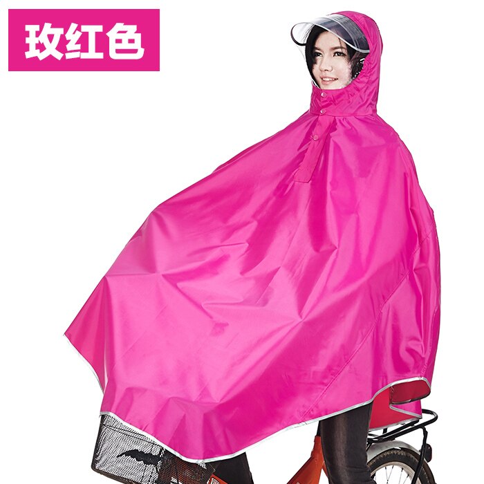 Wind Rain Coat Breathable Jacket Bicycle Adult Rain Coat for Scooter Red Plastic Poncho Outdoor Yamurluk Rain Gear GG50yy: 6