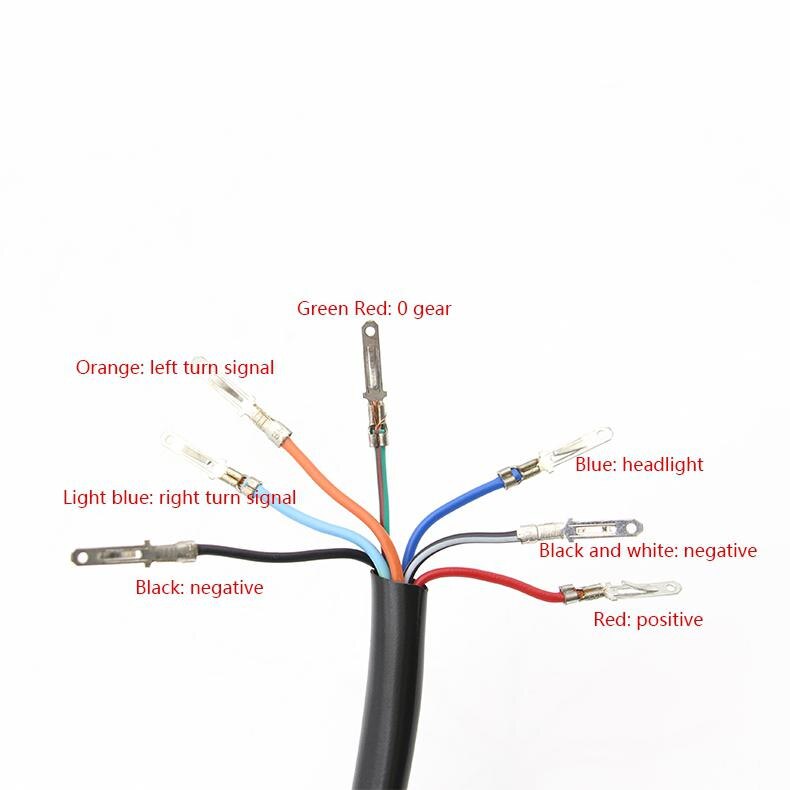 Motorcycle Retro Modified Small Instrument / with Indicator Led 70 Retro Odometer