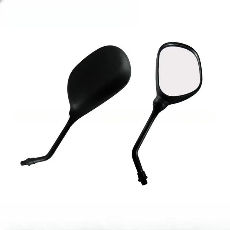 Universele 8mm 10mm Motorfiets Spiegel Scooter E-Bike Achteruitkijkspiegels 2 stks/paar Elektromobiel Achterkant Bolle Spiegel: Default Title