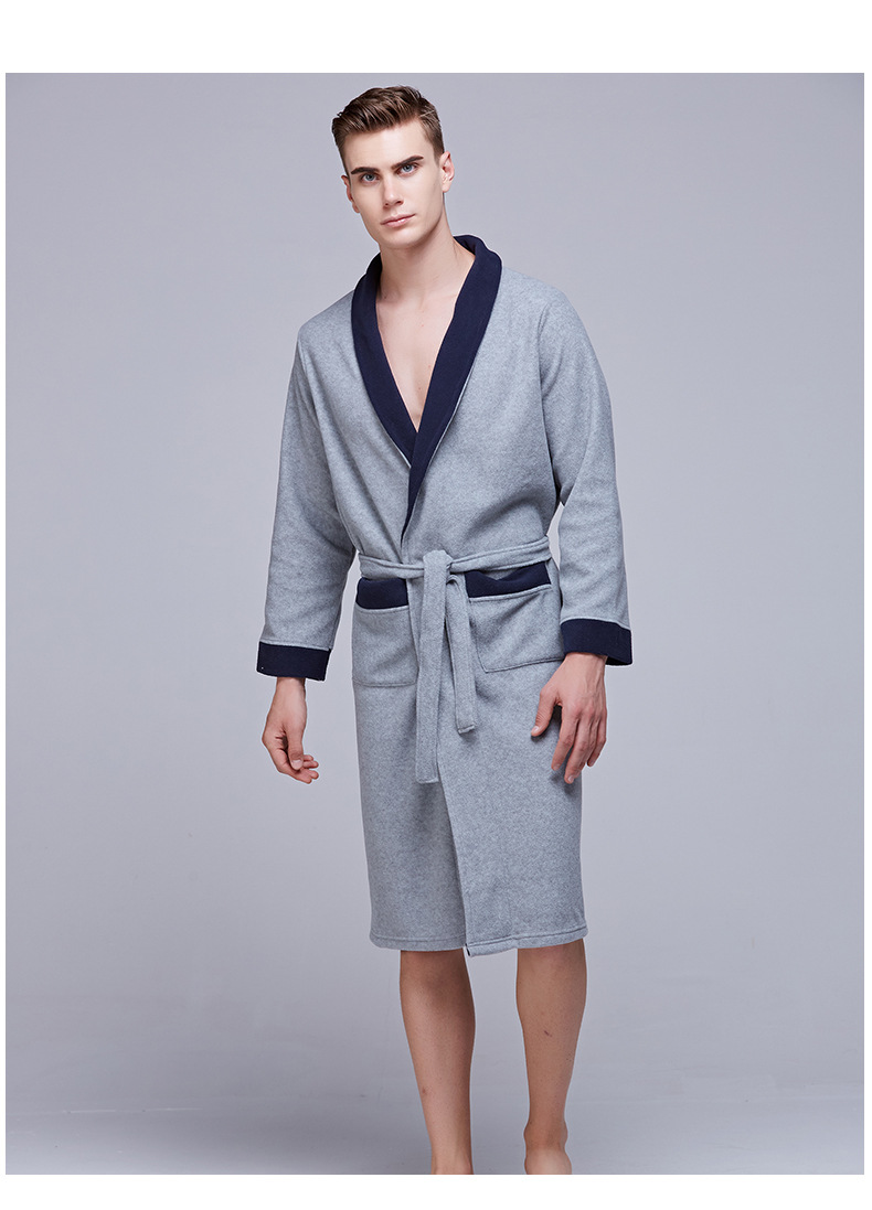 BIISDOST Mouwen Kleding Winter Badjas Sjaal Verlengde Pluche