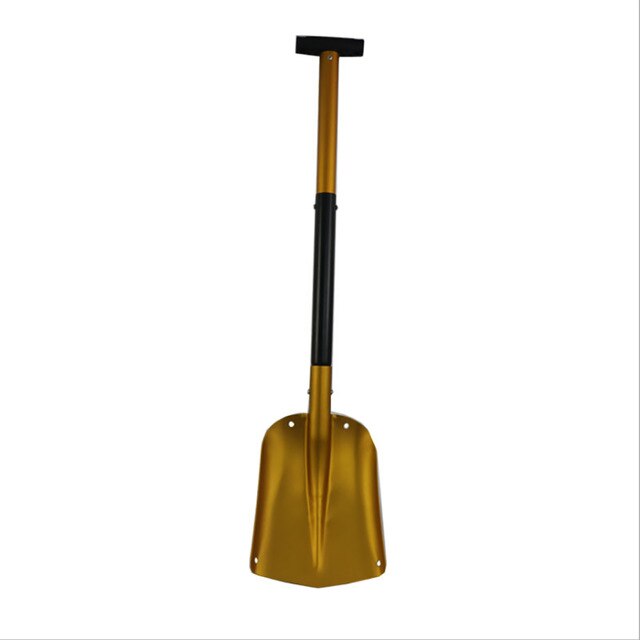 Outdoor Tuinieren Planten Schop Lange Telescopische Aluminium Auto Multifunctionele Draagbare Afneembare Combinatie Sneeuw Schop: Shovel random color
