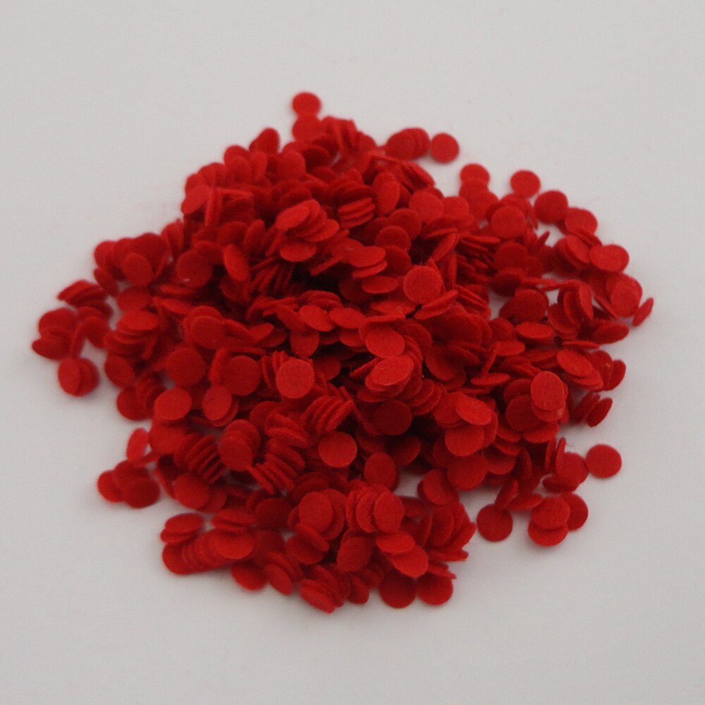 2000PCS 6mm 8mm 10mm White Round Felt Pads Appliques for DIY Hairbands accessories,6mm round felt patches,mini non-woven circles: Red / 6mm