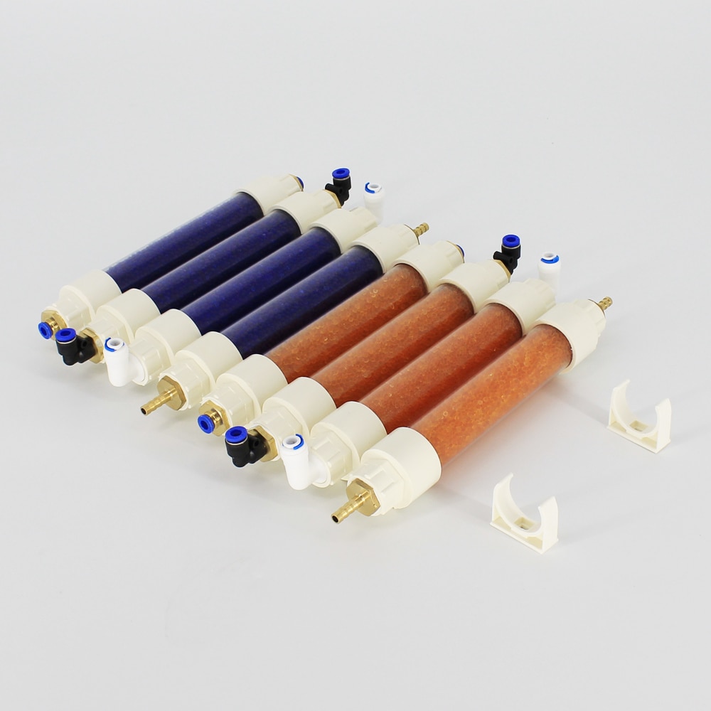 Pinus longaeva 130ml orange bleu 4 6 8 10 12 14 16mm filtre à gaz sécheur d'air à usage répété sécheur d'air et filtre pour l'ozone