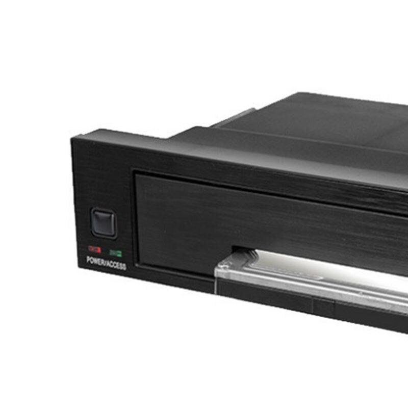 SATA Internal Tray-less Mobile Rack for 2.5\" or 3.5\" SSD HDD Hard Drive Backplane Enclosure