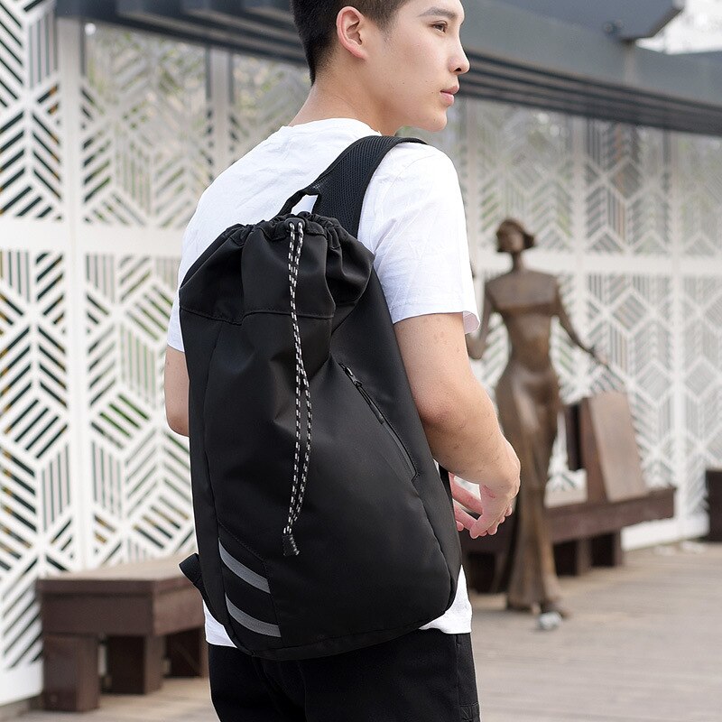 Dragsko ryggsäck oxford tyg hink dragsko vattentät utomhussport fotboll fotboll basket ryggsäck väskor