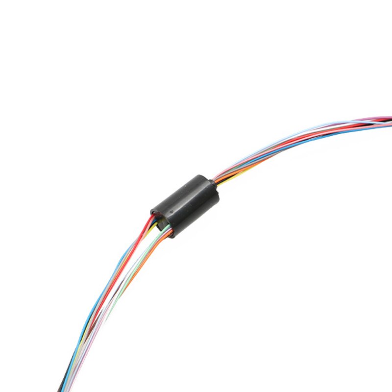 1PC 2/4/6/8/12/18/24/36 Channels Wires Capsule Slip Ring 1-2A Slipring 8.5/12.5/15.5/22mm Mini Rotary Conductiv Joint Connectors: U type 8.5mm 12ch