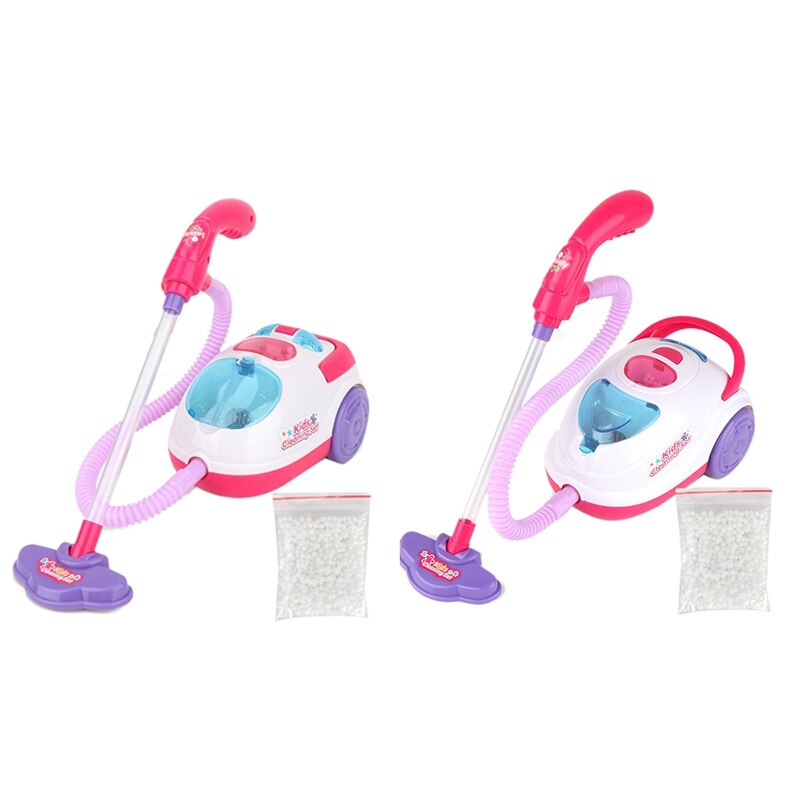 Children Play Cleaning Cart with Vacuum Cleaner Set for Educational