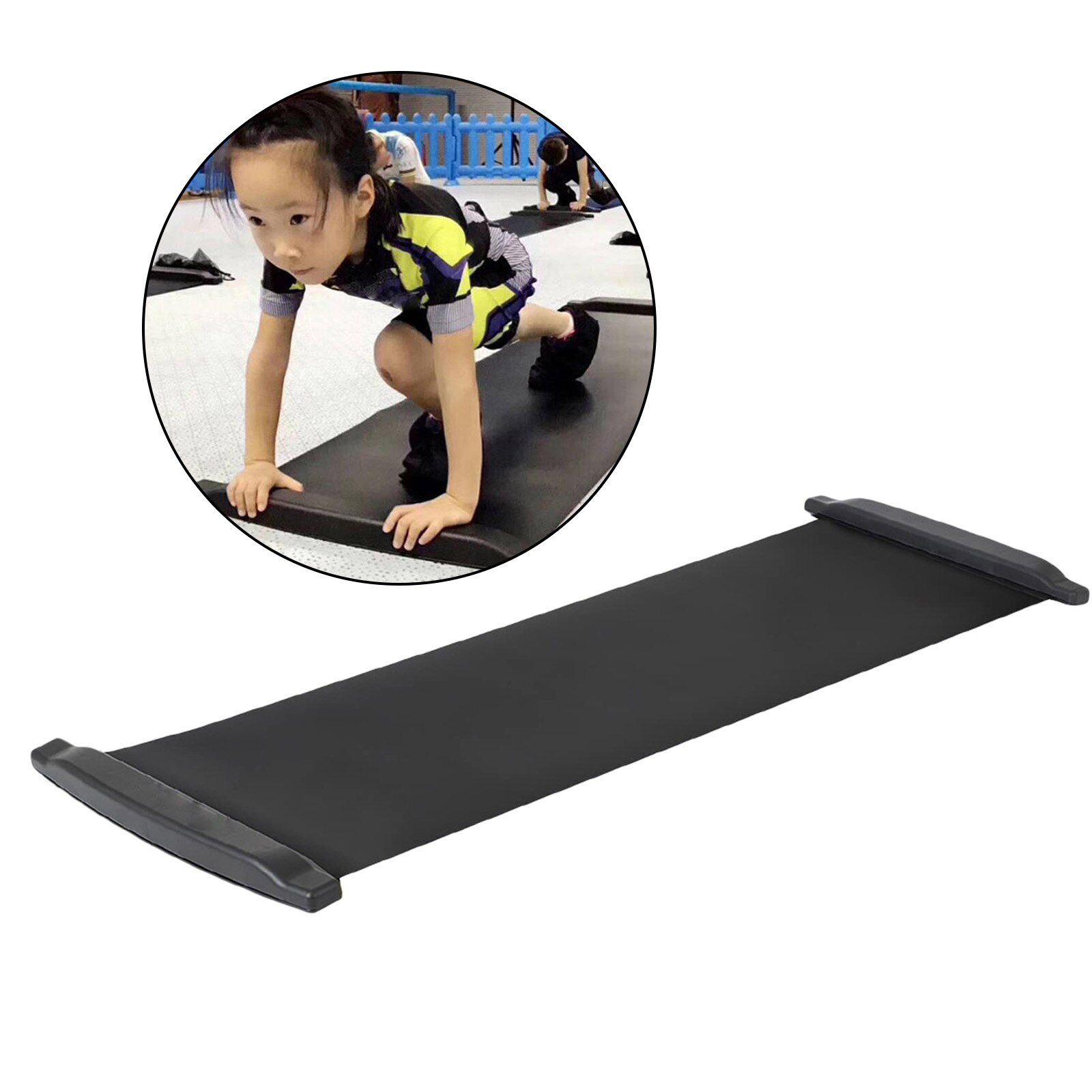 Slide Board 180x50cm Silky Balance Training Mat Leg Sliding W/ Carry Bag