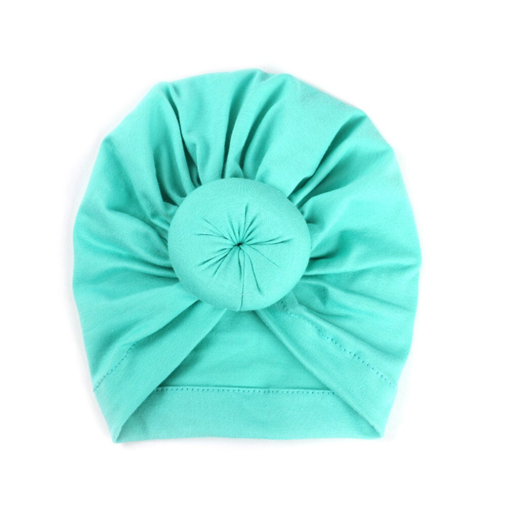 Nova chegada chapéu do bebê inverno macio chapéu de algodão macio turbante nó chapéu unisex cabeça do bebê acessórios elástico envoltório de cabeça meninas chapéu meninos: 03