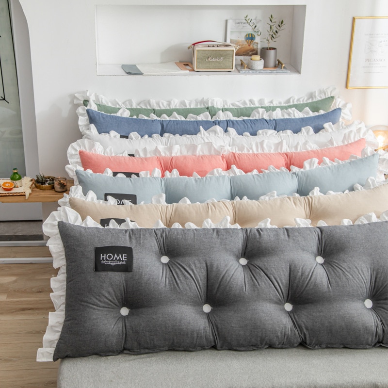 100Cm Grote Lange Lezen Kussen Bed Kussen Rugleuning Kussen Grote Sofa Taille Kussen Slaapkamer Kussen Voor Tatami Dubbele Bed