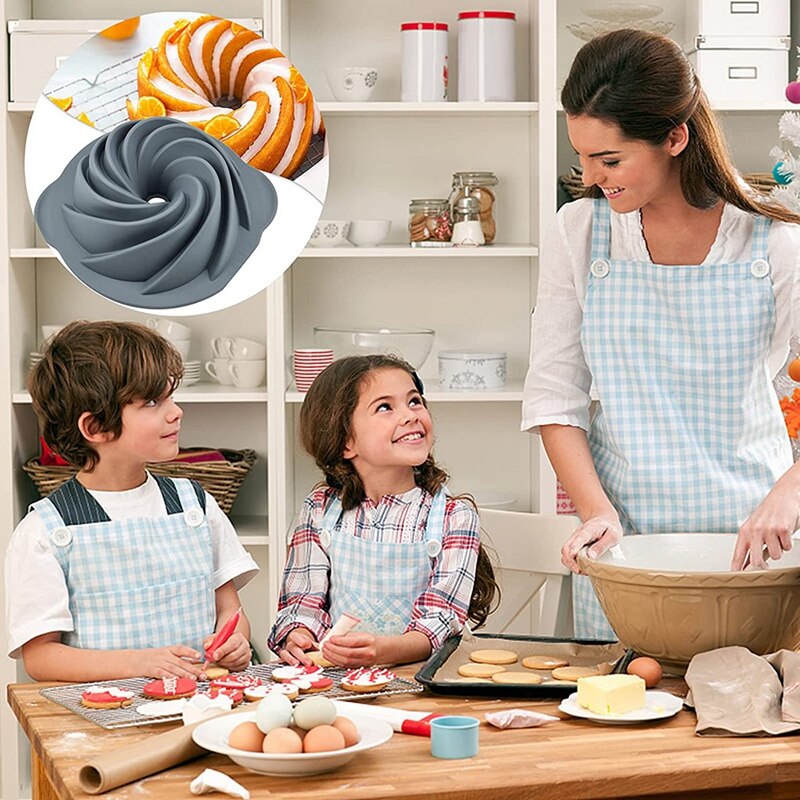 Practical Cake Pans 12-Inch (About 30 Cm) Non-Stick Silicone Cake Pans Mini Bread Pans