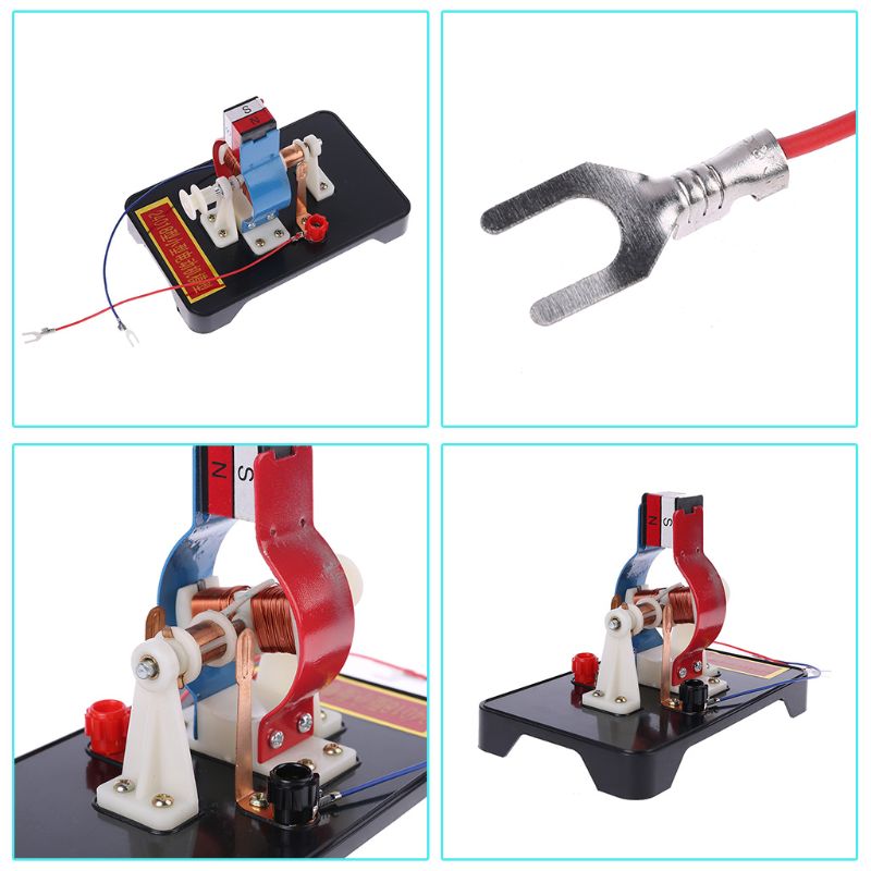 DIY Simple DC Electric Motor Model Assemble Kit for Kids Educational Toys D5QC