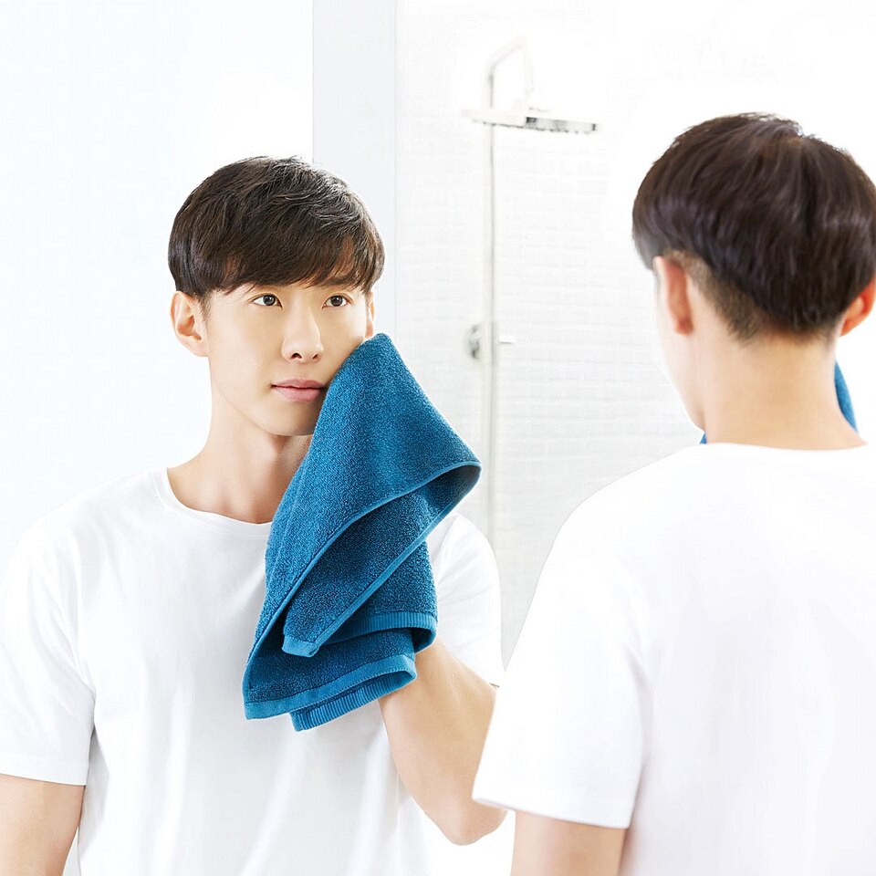 Originele Youpin Handdoek 100% Katoen Sterke Wateropname Sport Bad Wassen Zachte Handdoeken Duurzaam Huidvriendelijke Washandje Xiaomi