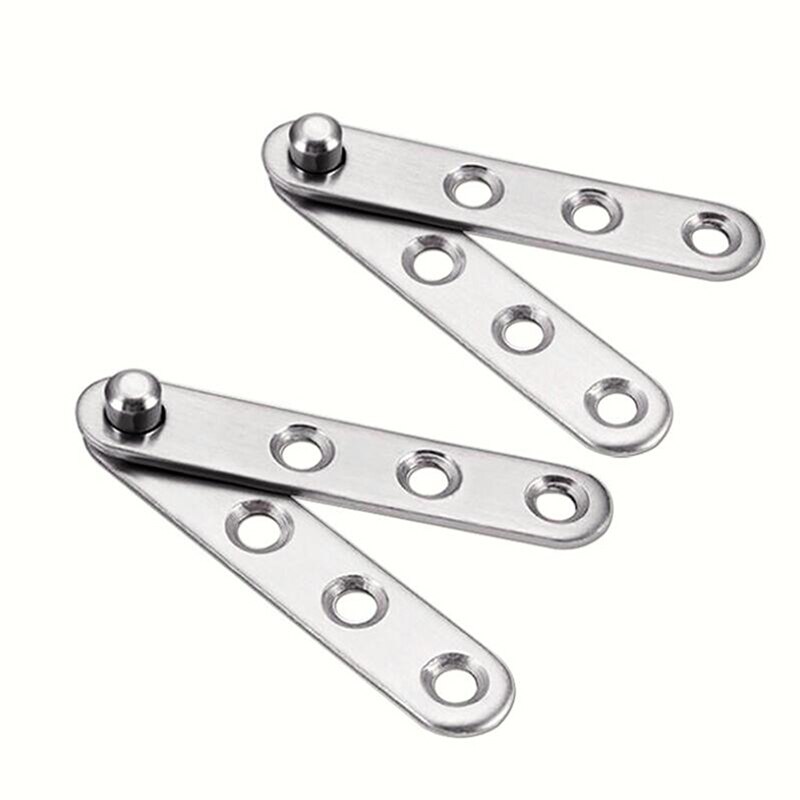 1pc Rotating Hinge Stainless Steel Rotating Door Pivot Hinge Tone Rotary Hareware Supplies Side Shaft Turning Window Hinge