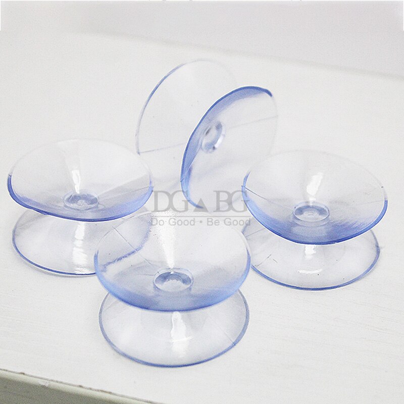 20/30/35/40mm 7Pcs/pack Double Sided Suction Cups Clear Plastic Non-slip Suckers Pads Glass Table Top Holder Desk Supplies