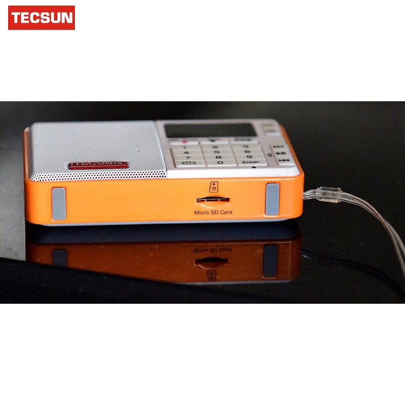 Freies TECSUN Q3 FM Stereo Taschenformat Recorder MP3 Spieler Radio FM 76-108