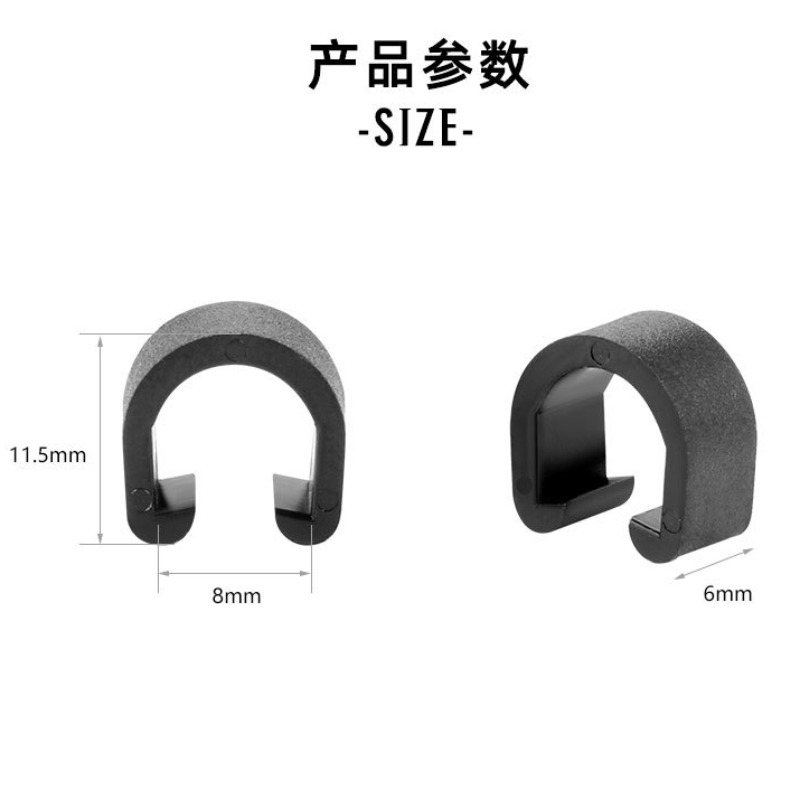 10/20 Stuks Plastic Fiets C-Clips Klemmen Behuizing Slanggeleider Klemmen Fiets Rem Derailleur Shifter Kabel Vaste Clips Frame Gesp