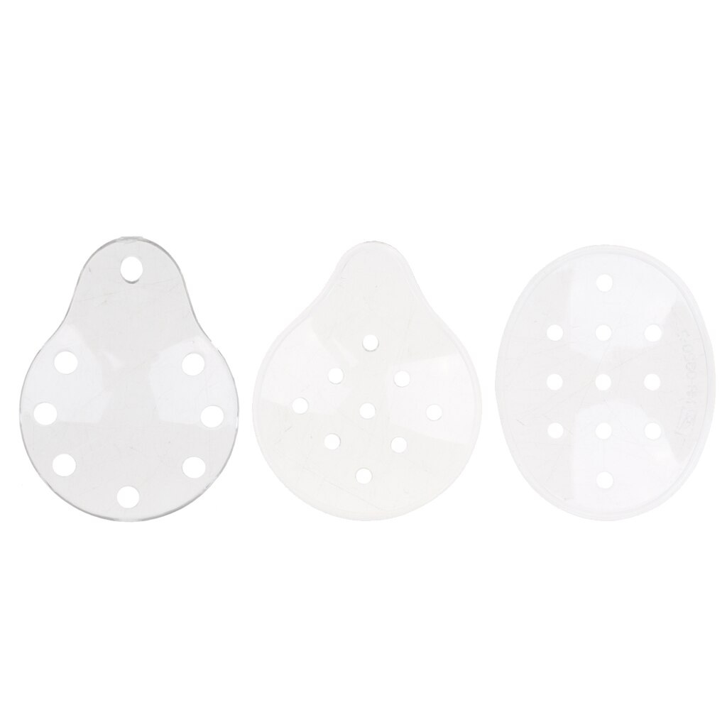 3 Pcs Plastic Ventilated Eye Care Eye with Holes No Cloth Cover
