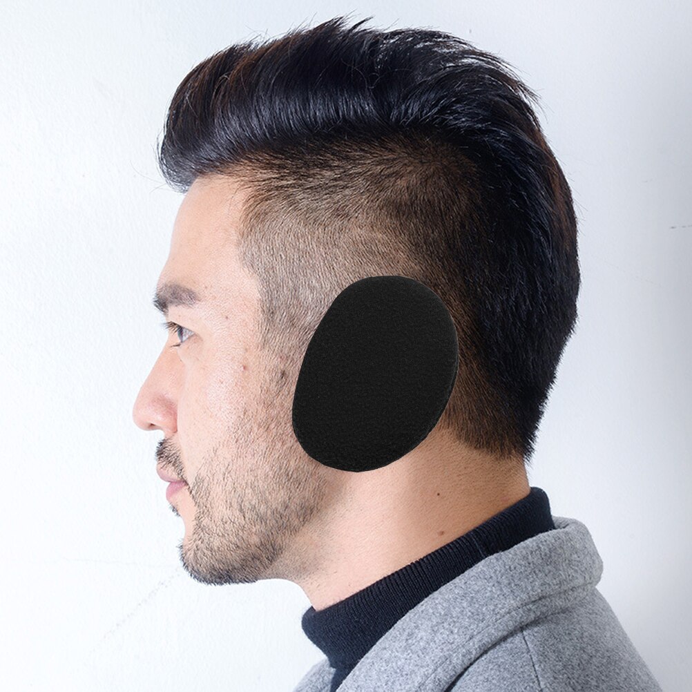 Winter Outdoor Earbags Bandless Ear Warmers Earmuffs Ear Cover Ear Protection: black