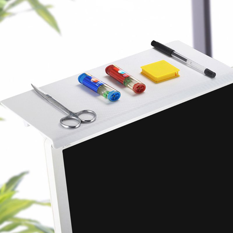 Computer Monitor Riser Desktop Stand ABS TV Rack Display Shelf Storage Desk Plastic Desk Organizer Desktop Home Office