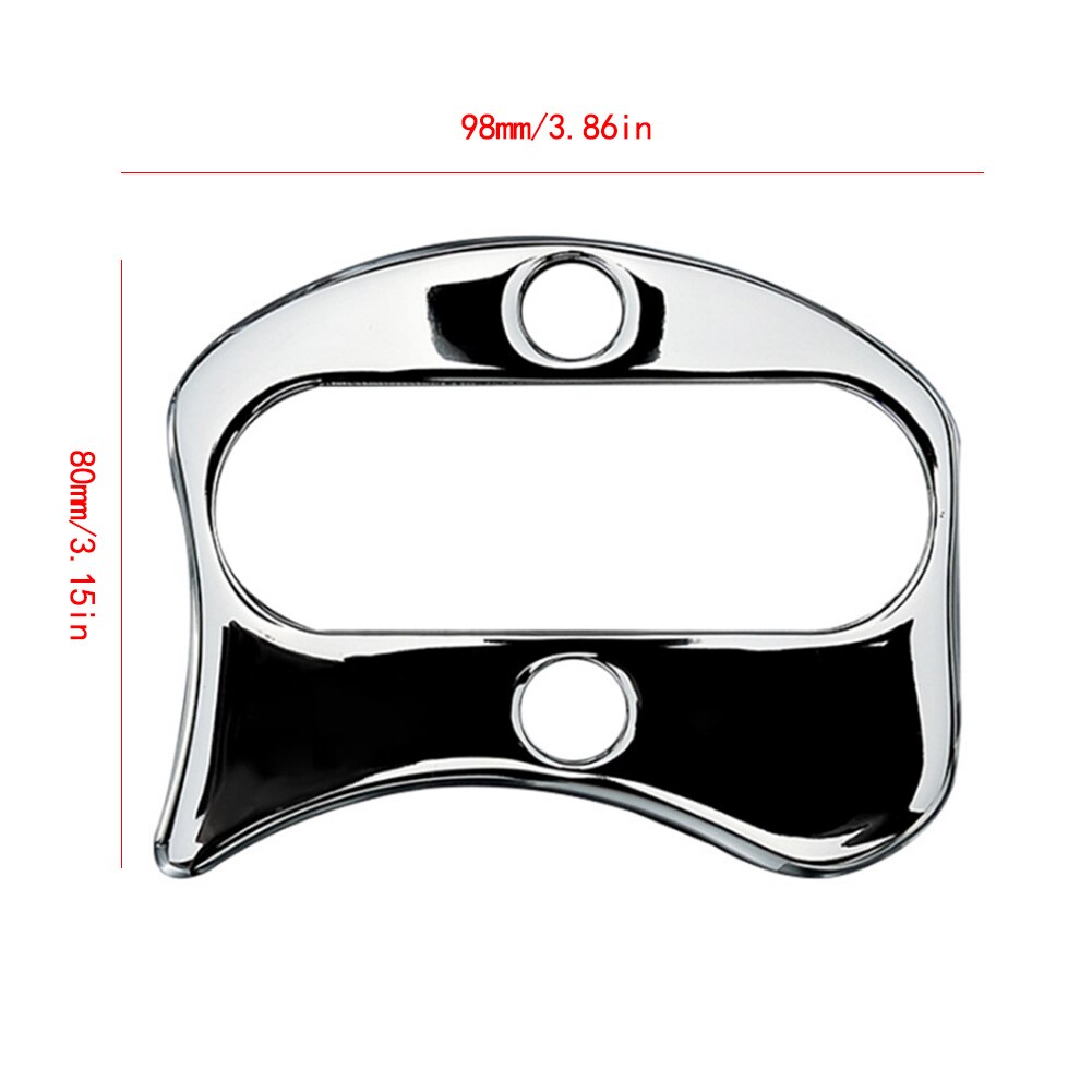 Therapy Massage Tools Deep Tissue Scraping Physical Therapy Board For Back Leg Arm Neck Shoulder Stainless Steel Silver