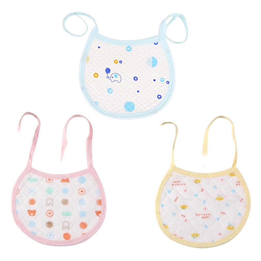 1Pcs Pasgeboren Baby Slabbetjes Voeden Bib Baberos Comfortabele Katoenen Slabbetjes Voor Kinderen Meisjes Jongens Baby Kleding Speeksel Handdoek