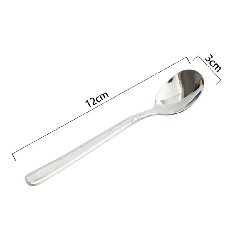 Tea Spoons 304 Stainless Steel Tableware Cutlery Unique Gold Small Dessert Spoon Silver Mini Coffee Scoop Ice Cream Spoon 1: B1