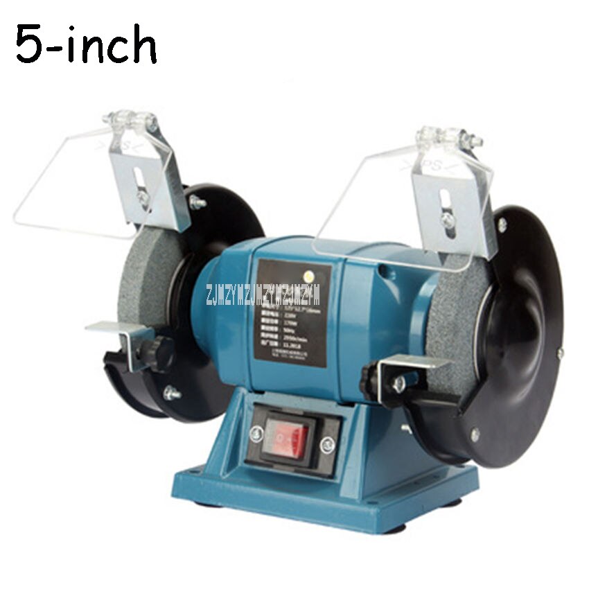 MD3212-1 5-inch 6-inchMulti-Functional Bench Grinder Rotary Grinder Polishing Machine 2956r/min Desktop Grinding Machine 220V