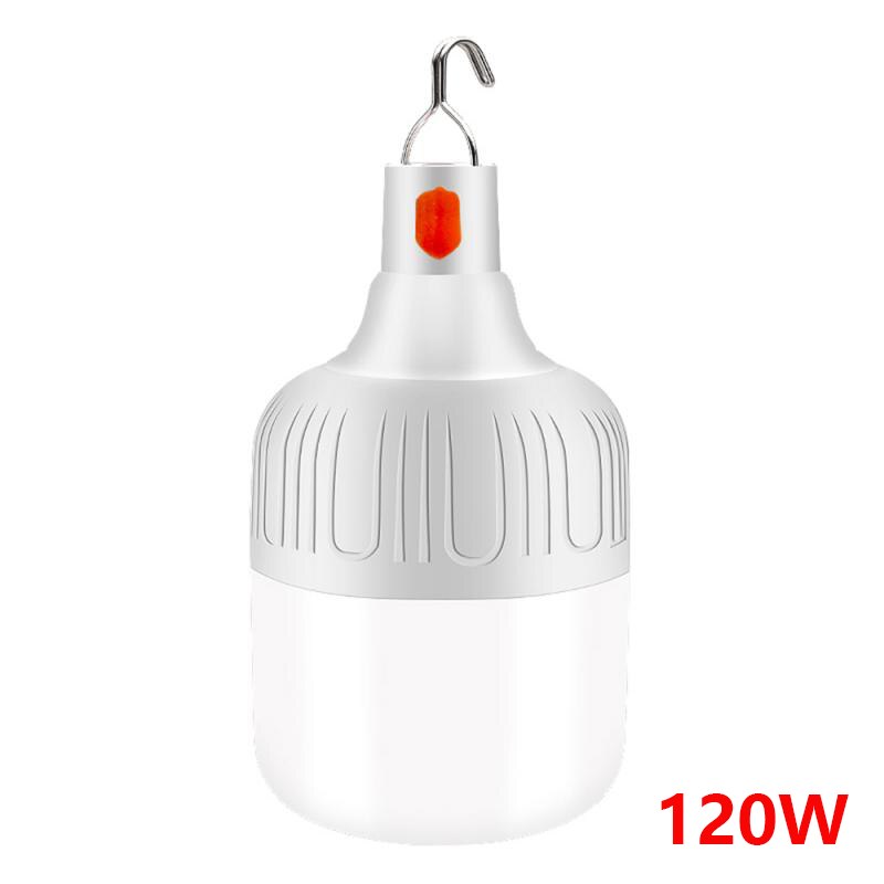L'ampoule extérieure D'urgence Ampoule Lampe LED Super Lumineux Occultant Mobile Marché de Nuit Lumières Éclairage Portatif LED Lanternes: 120W