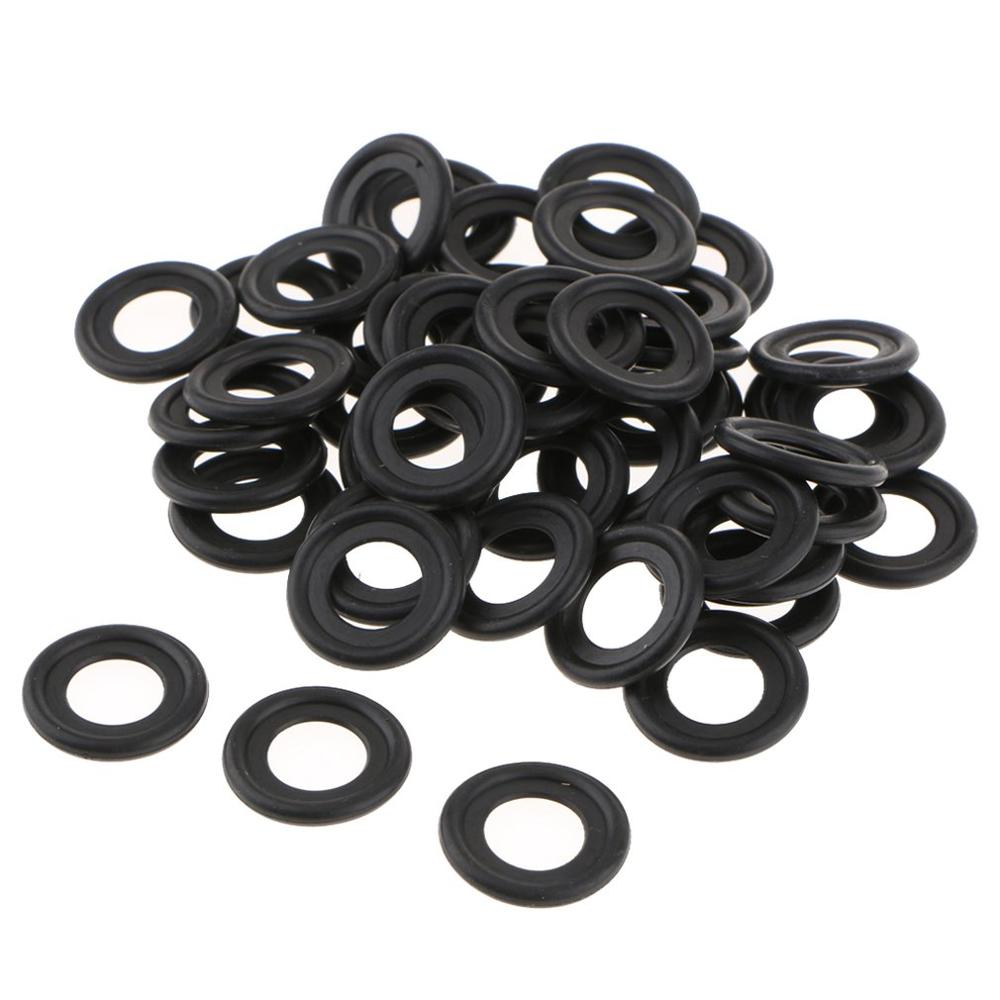 50 Pieces Sealing Ring For 652526/3536966 Flat Oil Drain Plug Crush Gm Washer Seals Auto Car Accessories