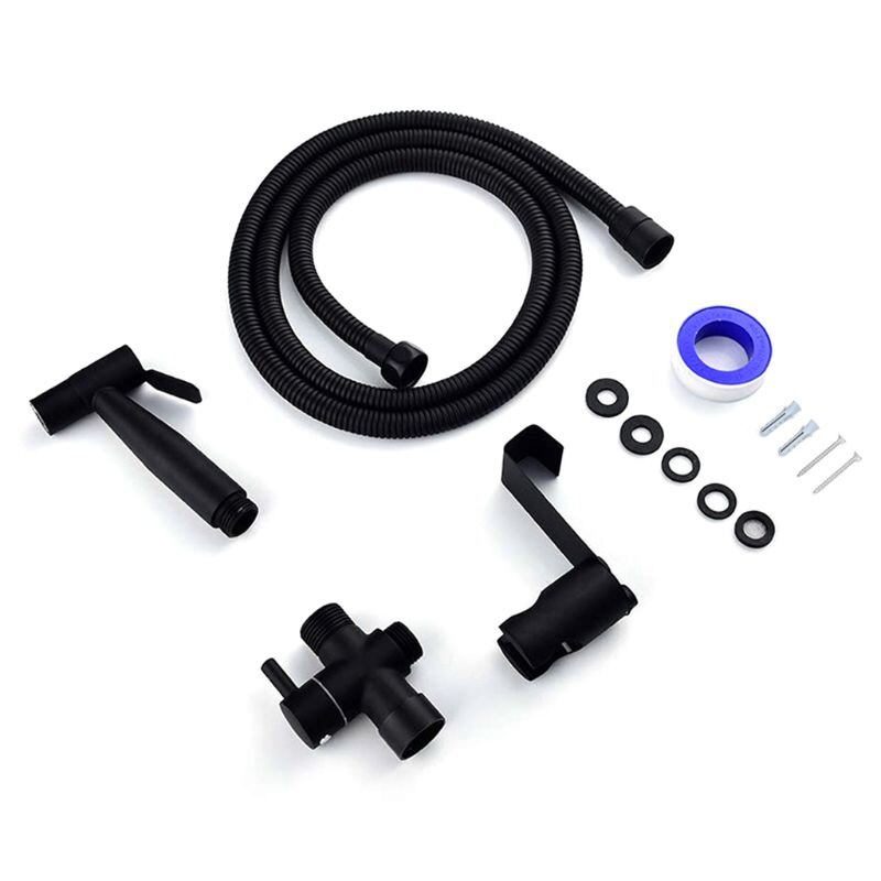 Stainless Steel Toilet Hand Held Bidet Faucet Sprayer Bidet Set For Bathroom: C