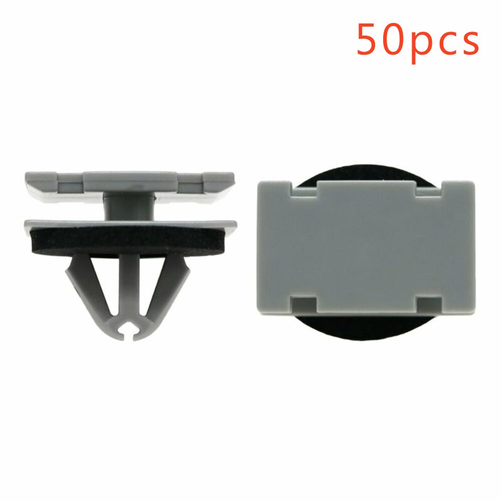 50pcs Rivets​ Rocker Moulding Clip Fastener For Jeep Cherokee Brand