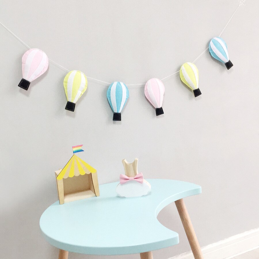 1.5M Lengte Ins Nodic Kleurrijke Air Pasgeboren Baby In De Wieg Baby Kamer Decor Fotografie Props Baby slaapkamer Decoratie