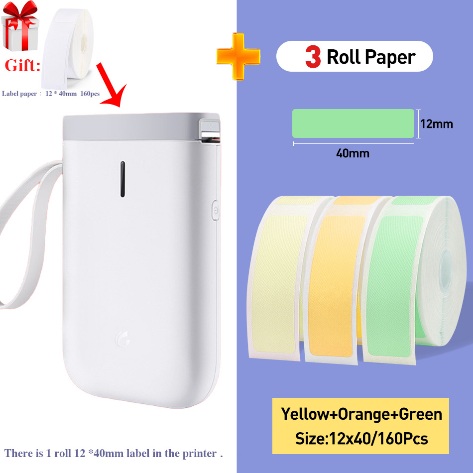 Imprimante thermique portable D11 pour étiquettes,... – Grandado