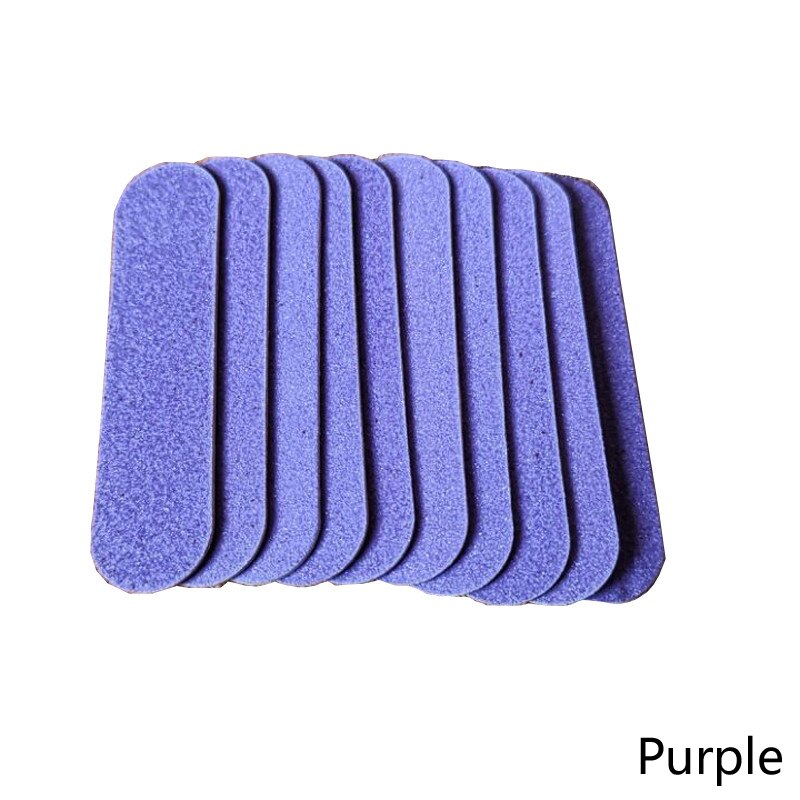 Limas de madera desechables para manicura, papel de lija, pulido, Mini lima de uñas, 100 Uds.