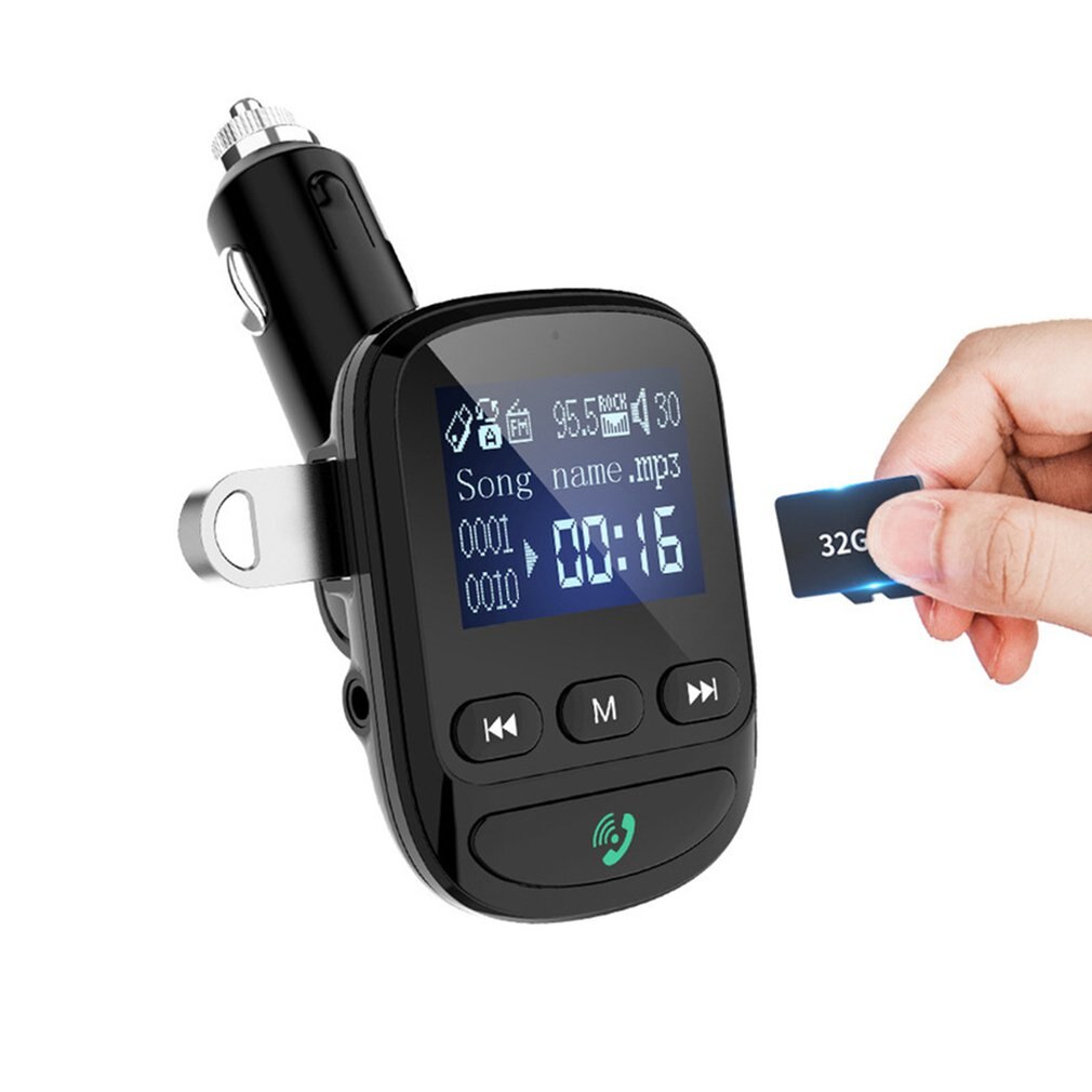 Multi-funktion Auto FM Transmitter MP3 Player Wireless Adapter Hände-freies Auto Kit Modulator Mit USB Schnell Ladung QC 3,0 Durable