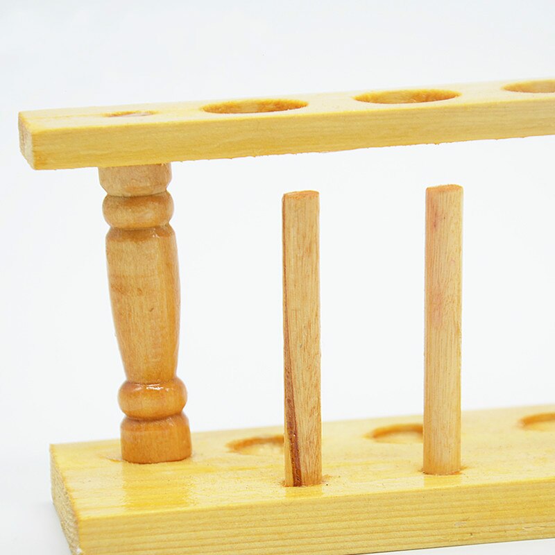 Wooden Test Tube Rack 8 Holes Wooden Test Tube Rack Chemical Laboratory Supplies