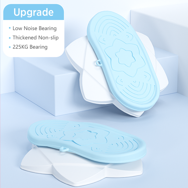 Twist Waist Disc Workout Twister Board for Exercise Waist Exerciser Home Gym Body Building Slimming Legs Fitness Equipment: sky blue