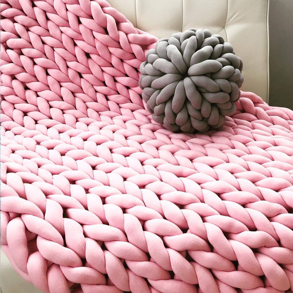 100g groft garn tykt super tykt garn strikkegarn roving spindingarn til gør-det-selv tæpper pudefremstilling