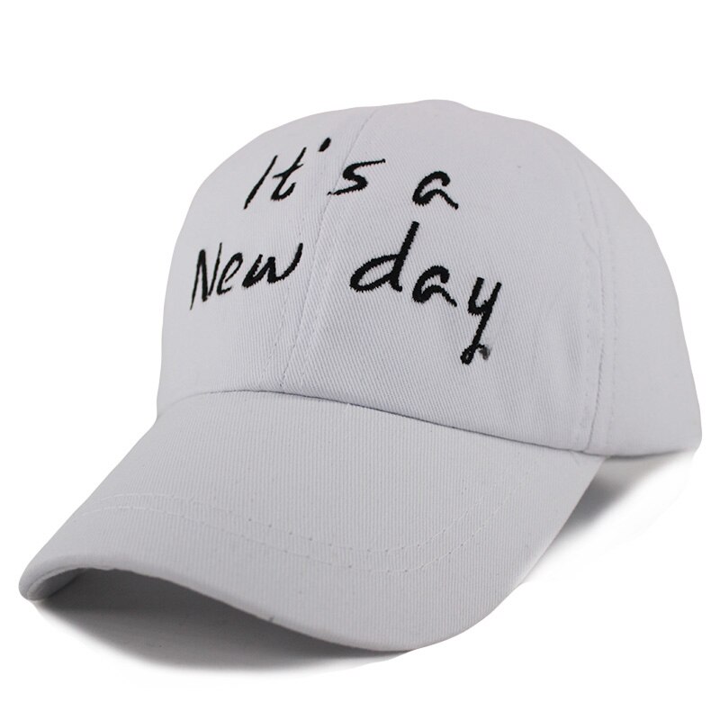 Nuevas gorras de béisbol para niños y niñas, gorras de Sol para exteriores, gorras deportivas informales ajustables con letras para verano: Blanco