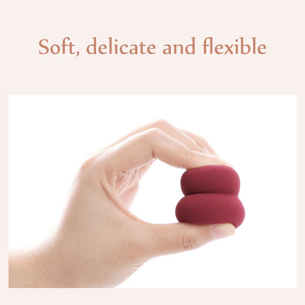 Dual-use Gourd-shaped Makeup Sponge Quickly Absorbed Beauty Sponge Makeup Blender Foundation Puff Sponge
