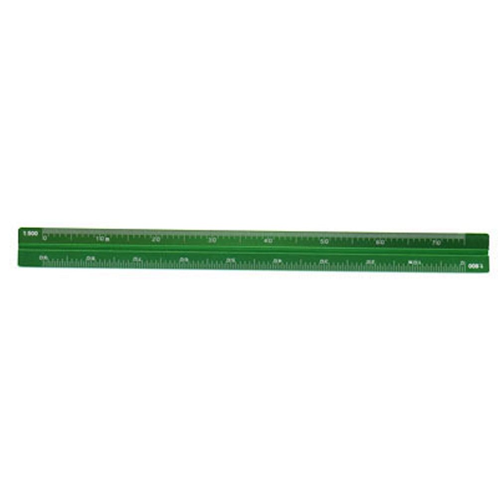 Colorful School Ruler Triangular Office Supplies Small Proportion Measuring Tool Scale Ruler Multifunctional Aluminum