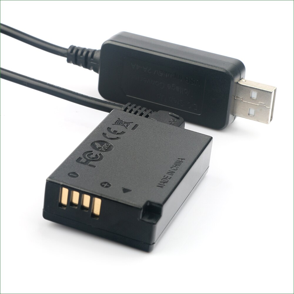 Batería ficticia de 5V USB a LP E17 LPE17 ACK-E17, cargador portátil de CC, Cable USB para Canon EOS M3, DR-E17, M5, M6, Mark2 ii, ACKE17