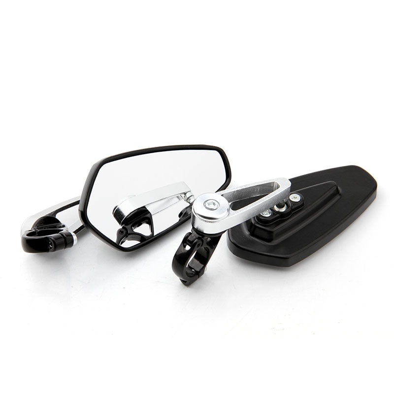 Rétroviseur latéral du guidon pour motos, 7/8 ", 22mm, pour Kawasaki Z125 pro, Z650, Z750, Z800, Z900, Z1000, ER6N, ER6, miroir latéral du guidon
