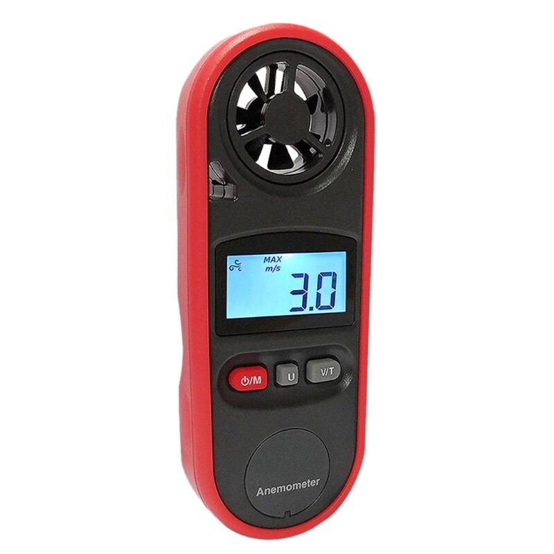 Anémomètre à affichage numérique haute précision LCD Instrument de mesure de la vitesse du vent 28GF