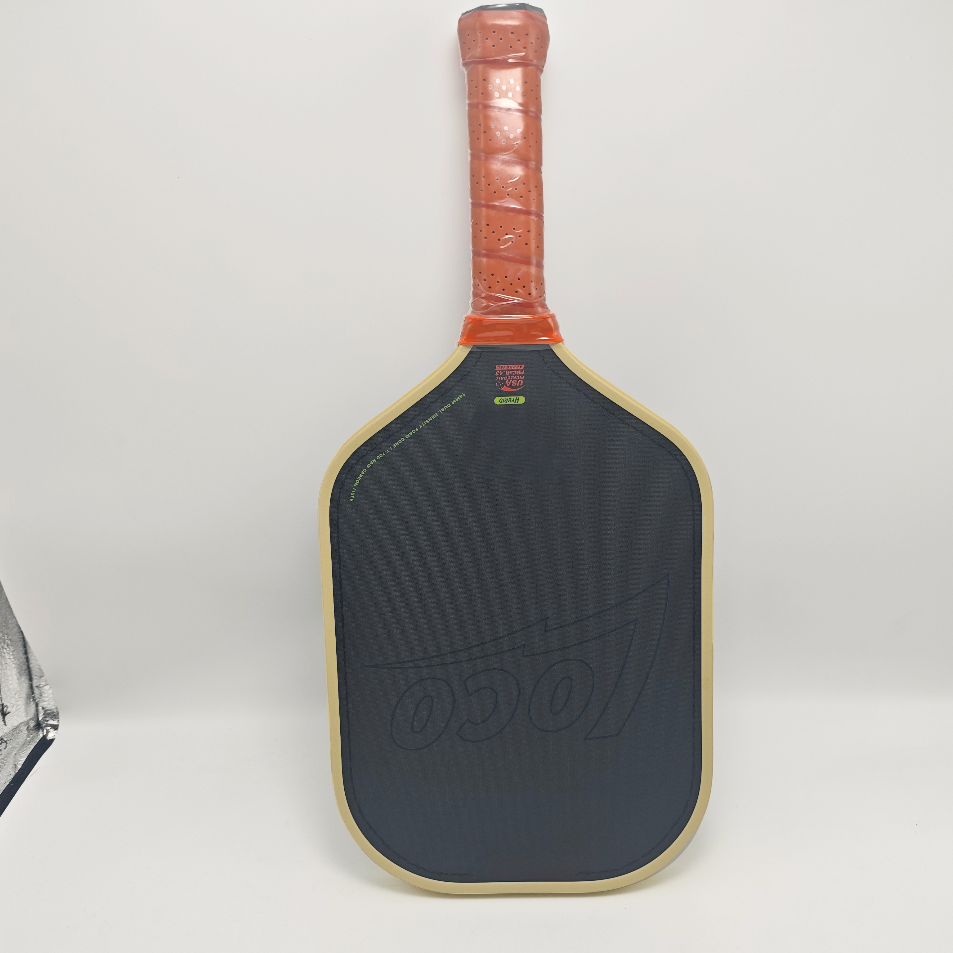 Bread and Butter Loco Pickleball Paddle 16mm Dual-Density Foam Core Hybrid Elongated CFC T700 Raw Carbon Fiber Pickleball Paddle