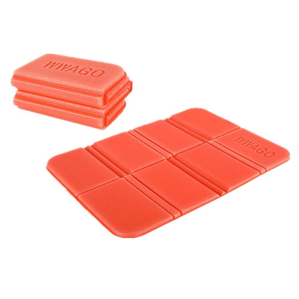 Portable Seat Cushion Mat Waterproof Seat Pad Foldable Cushion Insulated Folding Foam Sit Mat for Outdoor Camping Picnic Hiking: Orange