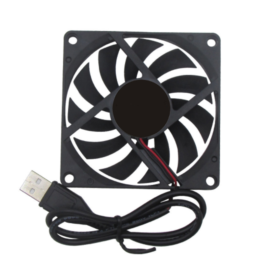Router Cooling Fan Rack TV Box Wireless Router Cooling USB 5V 80mm Cat Radiator Rack Heatsink Cooler Cooling Fan